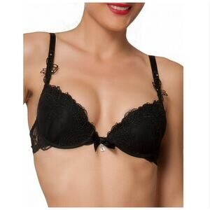 Lise Charmel A03 Soir De Venise Contour Bra Black Size 36D
